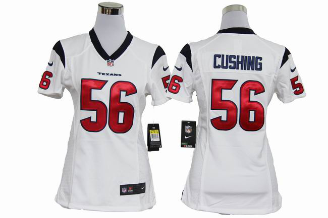 Nike NFL Game Women Jerseys Houston Texans 56 Brian Cushing White